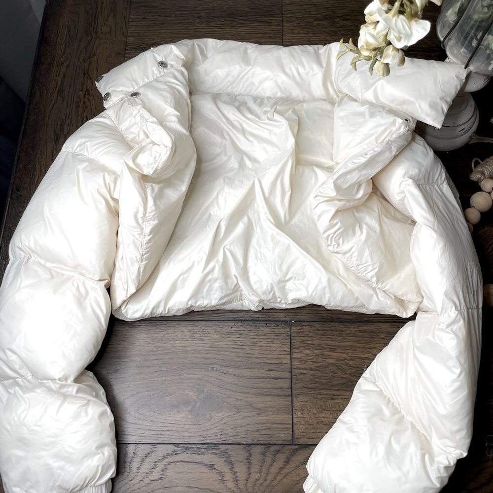 Crop puffer jacket